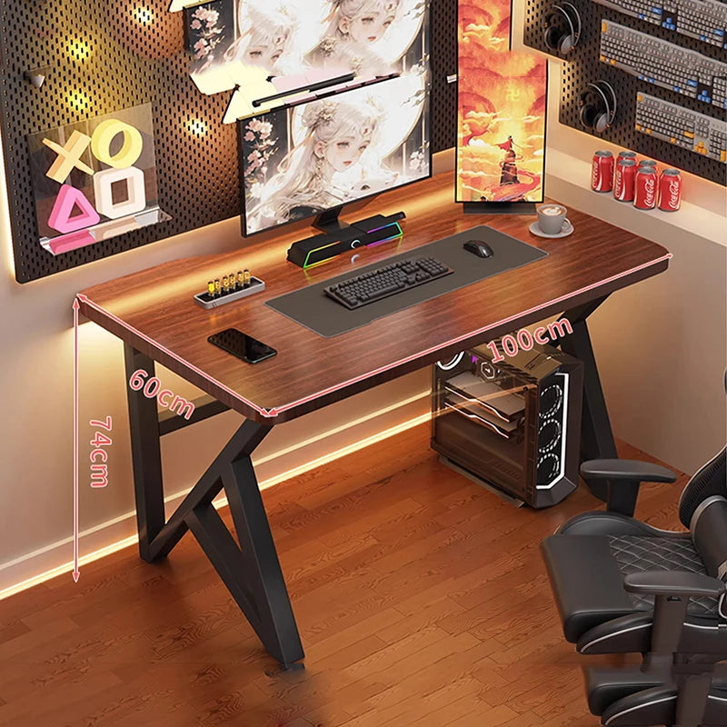 Minimalist Luxury Office Desk Wooden Executive Gadgets Home Office Desk Computer Gaming Crafts Meuble Bureau Trendy Furniture